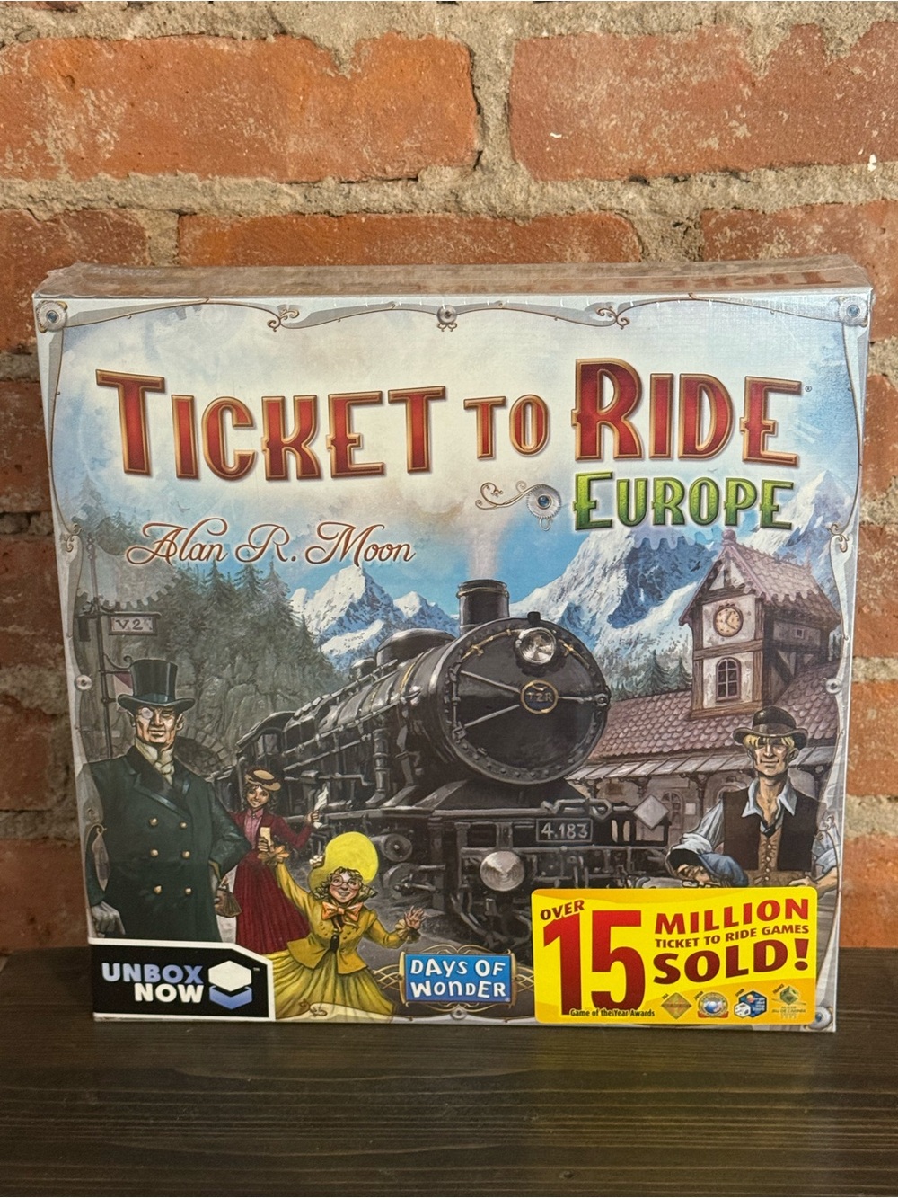 Ticket to Ride Europe Board Game New Sealed Train Strategy Family Game